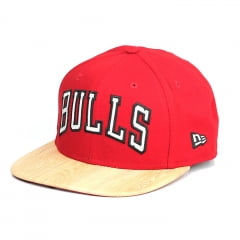 Boné Chicago Bulls New Era 9Fifty aba reta vermelho Boné Chicago Bulls New Era 9Fifty aba reta vermelho