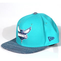 Bone Charlotte Hornets New Era 9fifty snapback azul Bone Charlotte Hornets New Era 9fifty snapback azul