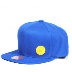 Bone Golden State Warriors Mitchell and Ness snapback azul Bone Golden State Warriors Mitchell and Ness snapback azul