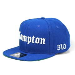 Bone Compton starter aba reta azul Bone Compton starter aba reta azul