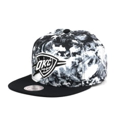 Bone Oklahoma City Thunder Mitchell and Ness smoke snapback Bone Oklahoma City Thunder Mitchell and Ness smoke snapback
